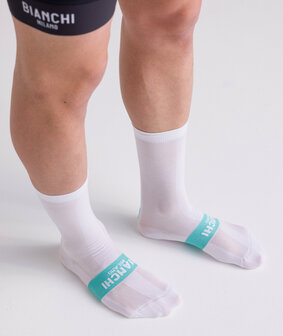 Bianchi Classic sock white