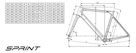 Geometrie Bianchi Sprint - 105 11sp