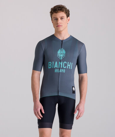 Bianchi Classic Jersey Grey