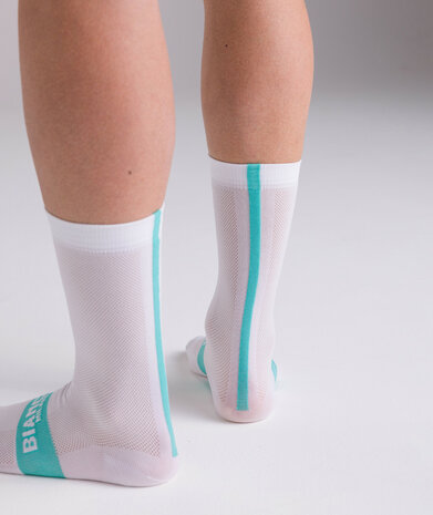 Bianchi Classic sock white