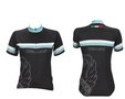 Bianchi Dames Sport Shirt korte mouw zwart maat S